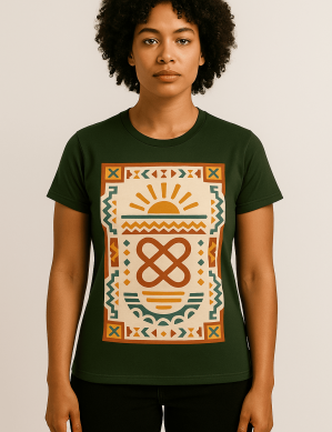 T Shirt Round Neck - AfroCentric Sun
