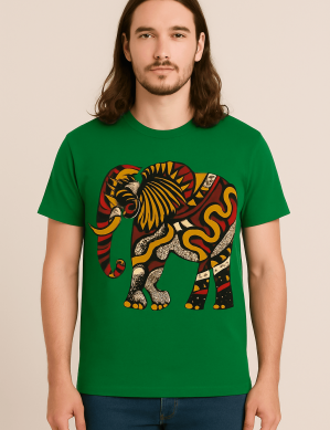 T Shirt Round Neck - Elephant