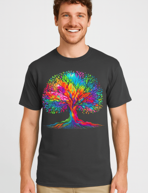 T Shirt Round Neck - Tree of Life